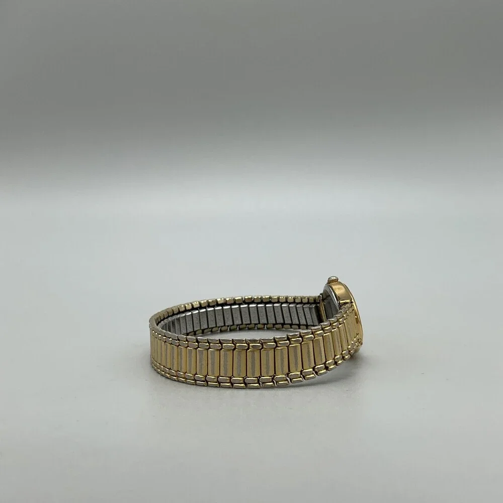 Vintage Seiko Womens Watch 20mm Gold Tone Stretch Band 1N01-0E19 New Battery